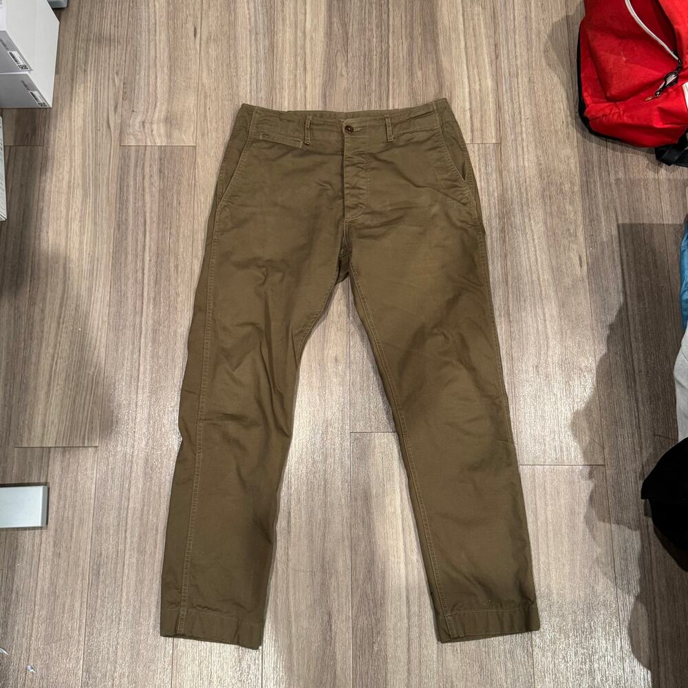 Buck Mason Officer Pant Slub Twill Waist size 32